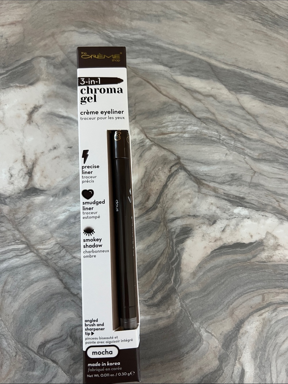 The Crème Shop 3-in-1 Chroma Gel Eyeliner - Mocha